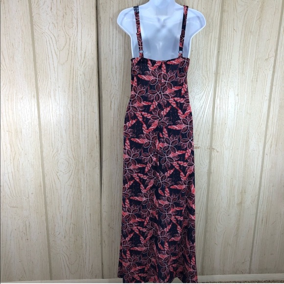Teeze Me Crocheted Halter Maxi Dress Size M - Picture 3 of 8